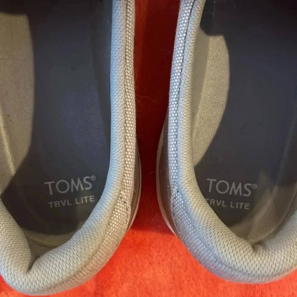 NWT** Toms travel lite 2.0, color: drizzle grey canvas men’s size 7. NWT - Picture 4 of 6